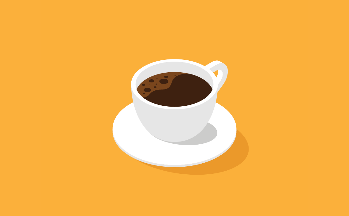 An illustration of a cup of coffee