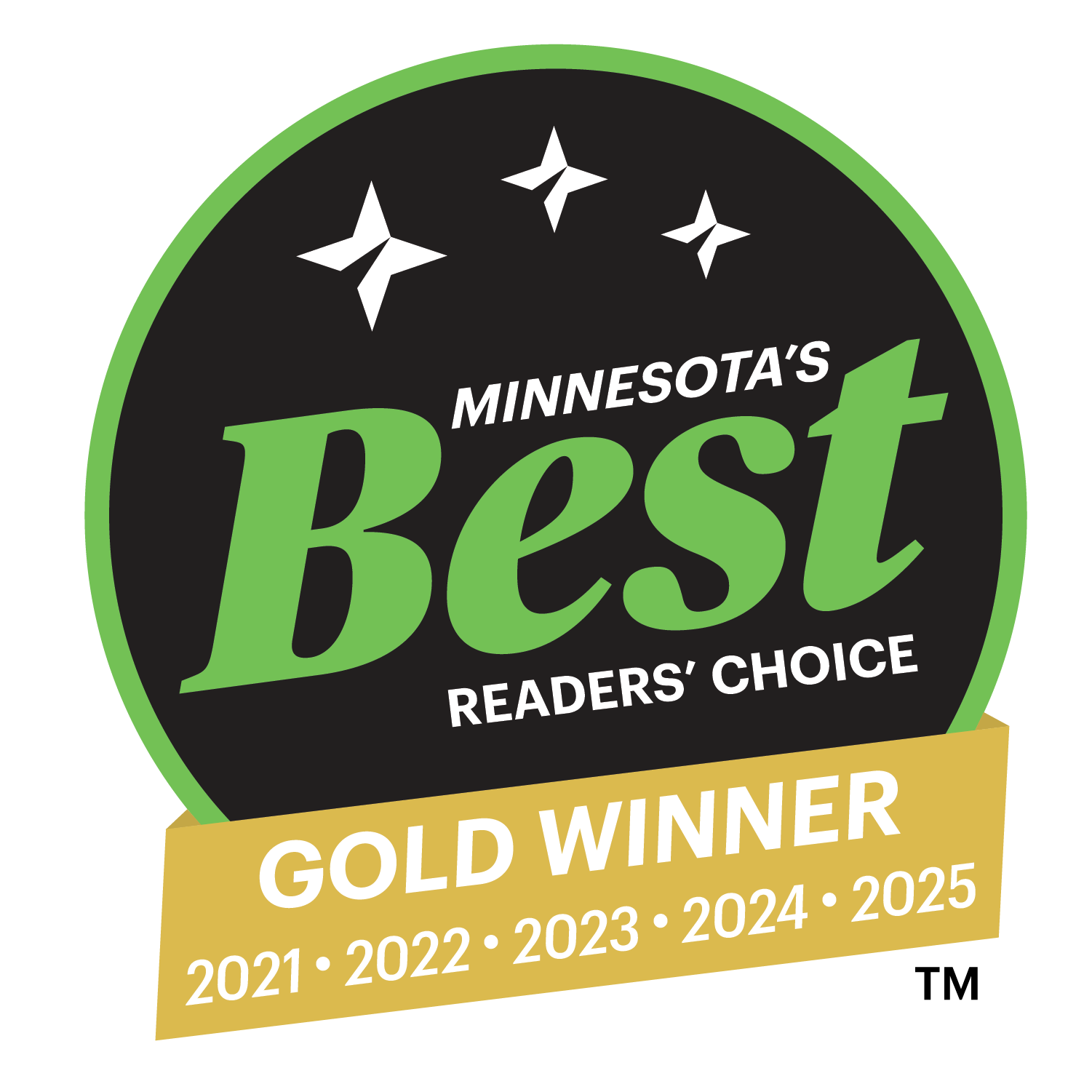 Minnesota's Best Multipli Year Gold Award Winner